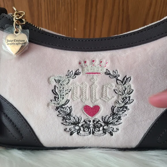 Juicy Couture Pink and Black Women's Bag - Picture 3 of 13